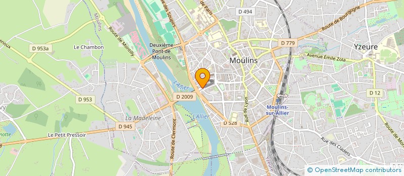 localisation de l'entreprise ART BROTHERS à MOULINS