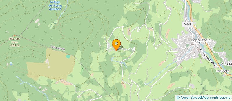 localisation de l'entreprise ART BY US  LAPOUTROIE