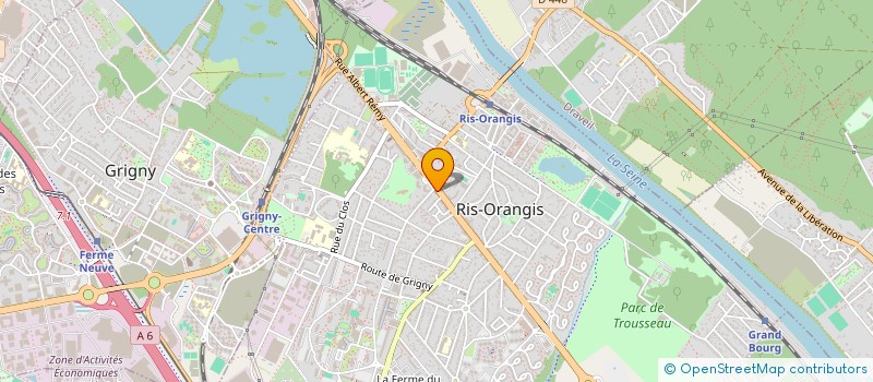 localisation de l'entreprise ART'C CONCEPT à RIS-ORANGIS