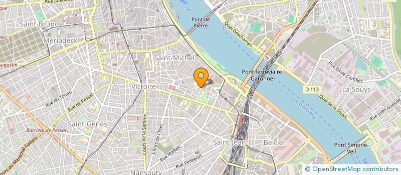 localisation de l'entreprise ART C'EST MALIN  BORDEAUX