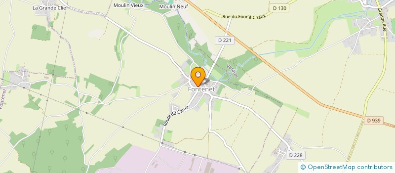 localisation de l'entreprise ART. CAD. DIS. DIFFUSION  FONTENET