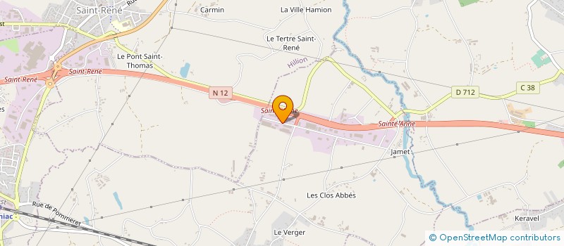 localisation de l'entreprise ART CAMP  POMMERET