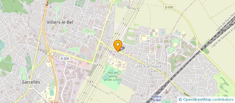 localisation de l'entreprise ART CARRELAGE à ARNOUVILLE