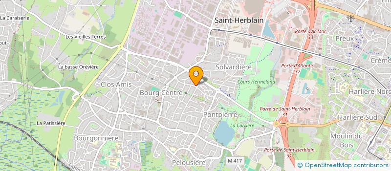 localisation de l'entreprise ART CARRELAGE à SAINT-HERBLAIN