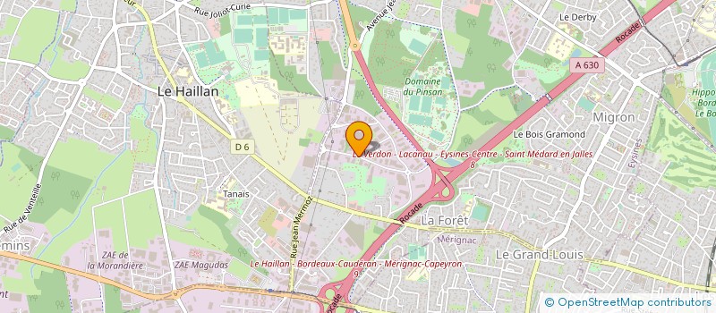 localisation de l'entreprise ART & CARRELAGES à EYSINES