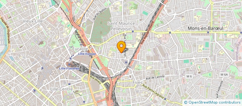 localisation de l'entreprise ART CASH à LILLE