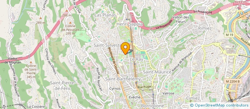 localisation de l'entreprise ART CATALYST  NICE