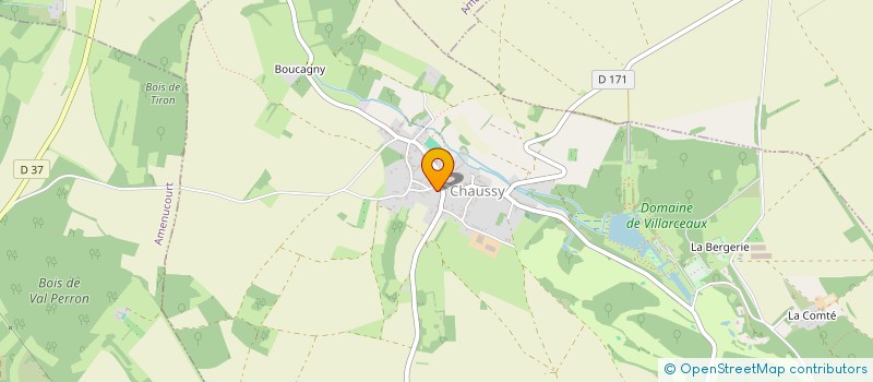 localisation de l'entreprise ART CATERING à CHAUSSY
