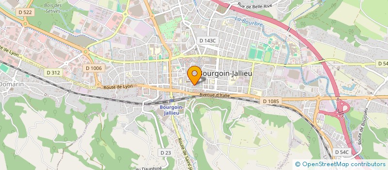 localisation de l'entreprise ART CHIC TECH  BOURGOIN-JALLIEU