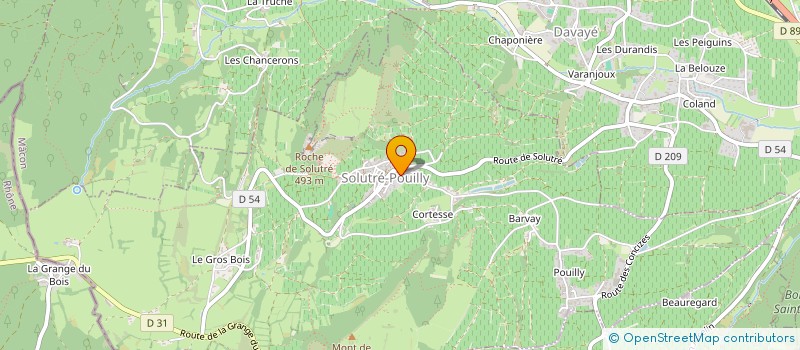 localisation de l'entreprise ART'CHITECT  SOLUTRE-POUILLY