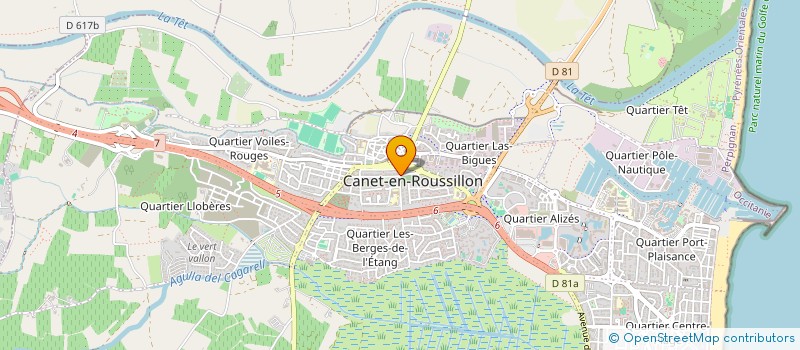 localisation de l'entreprise ART CHOREGRAPHIQUE DE CANET EN ROUSSILLO  CANET-EN-ROUSSILLON