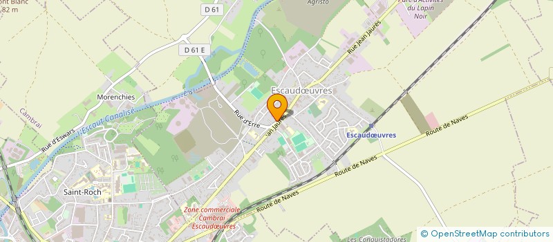 localisation de l'entreprise ART CHTI SHOW  ESCAUDUVRES