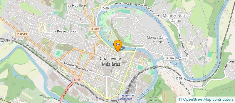 localisation de l'entreprise ART & CIE  CHARLEVILLE-MEZIERES