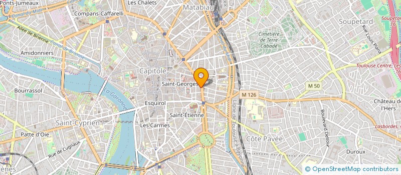 localisation de l'entreprise ART'CITE ELEC à TOULOUSE