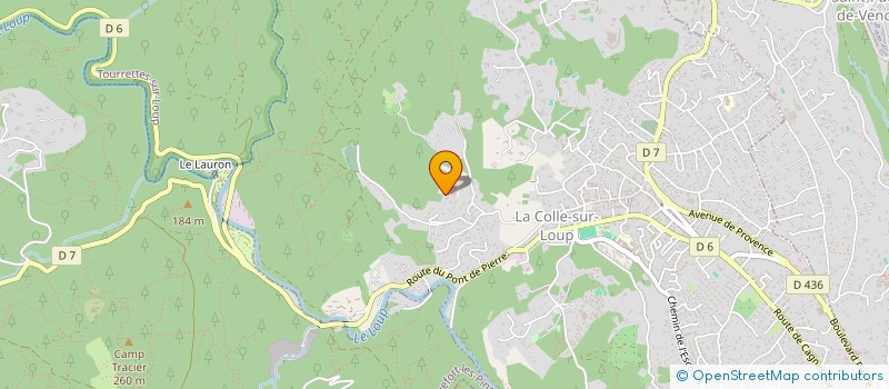 localisation de l'entreprise ART CLIM  LA COLLE-SUR-LOUP