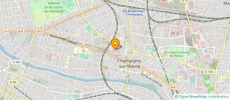 localisation de l'entreprise ART CLOWN COMPAGNIE à CHAMPIGNY-SUR-MARNE