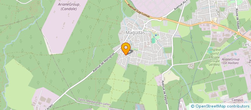 localisation de l'entreprise ART & CO  SAINT-MEDARD-EN-JALLES