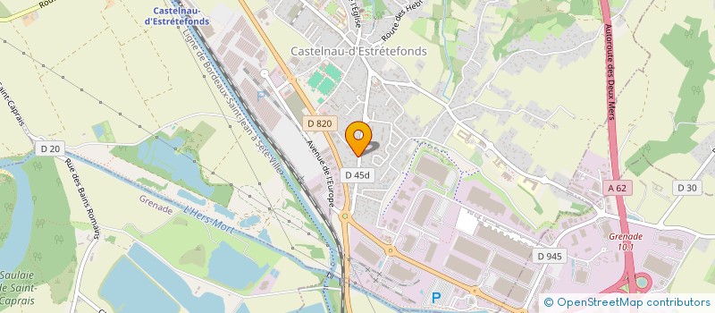 localisation de l'entreprise ART CO.LANG  CASTELNAU-D'ESTRETEFONDS