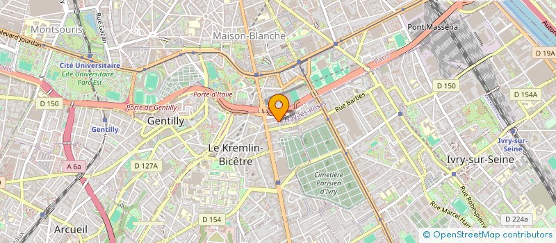 localisation de l'entreprise ART COEUR  LE KREMLIN-BICETRE