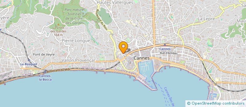 localisation de l'entreprise ART COFFEE à CANNES
