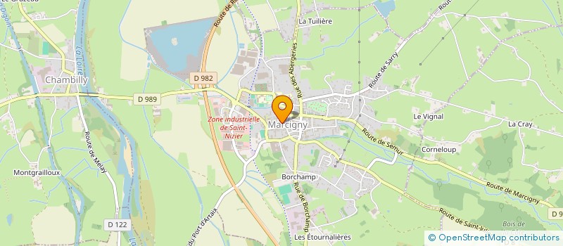 localisation de l'entreprise ART COIFFURE  MARCIGNY