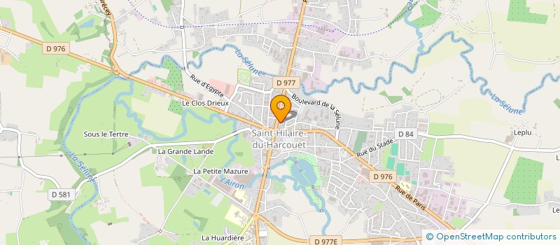 localisation de l'entreprise ART COIFFURE  SAINT-HILAIRE-DU-HARCOUET