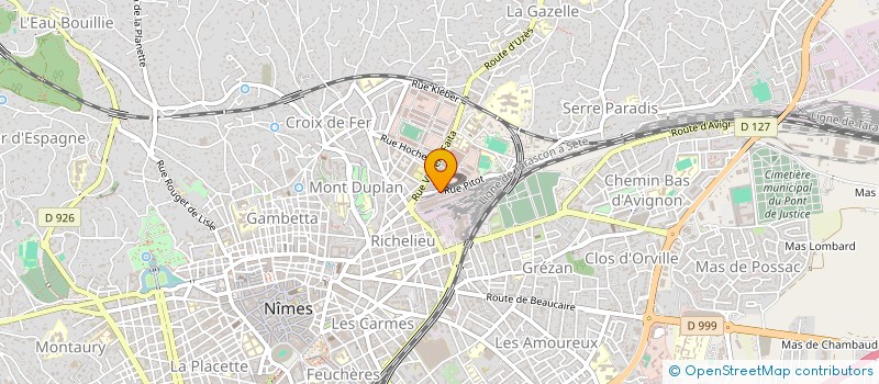 localisation de l'entreprise ART COL NEM  NIMES