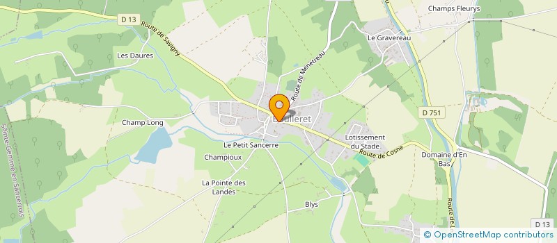 localisation de l'entreprise ART COLOR à SANTRANGES