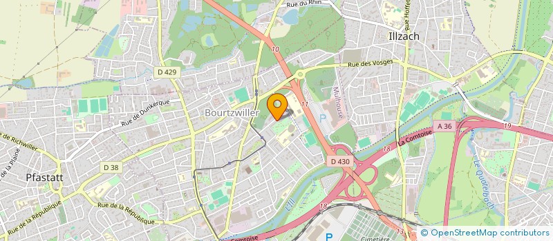 localisation de l'entreprise ART & COLOR  MULHOUSE