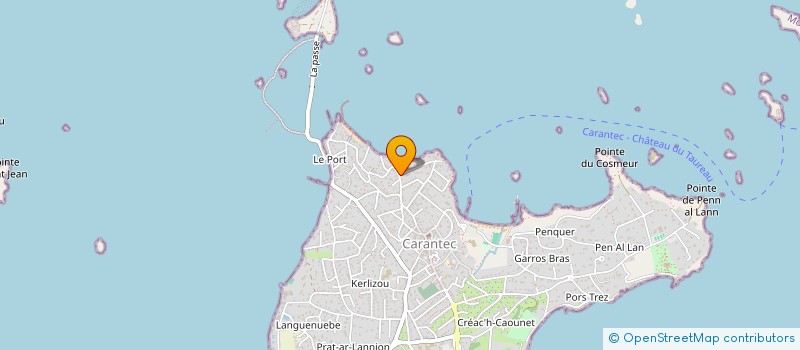 localisation de l'entreprise ART & COM  CARANTEC