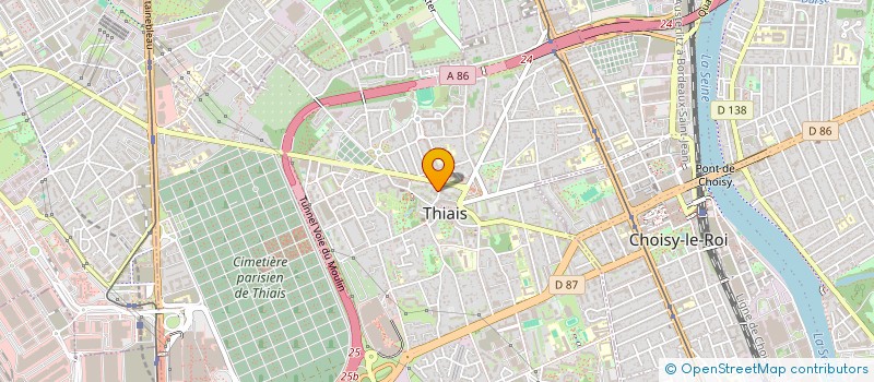 localisation de l'entreprise ART.COM à THIAIS