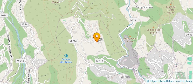 localisation de l'entreprise ART COM ARTISTES  FALICON