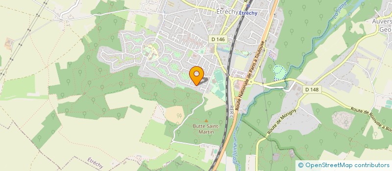 localisation de l'entreprise ART COM PARIS  ETRECHY