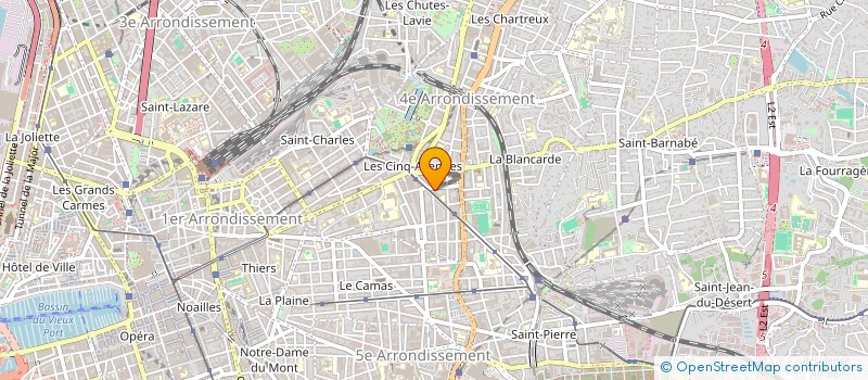 localisation de l'entreprise ART COMIMMO à MARSEILLE