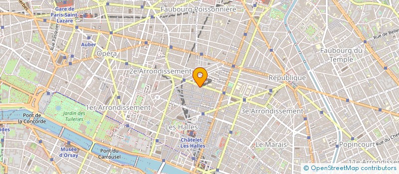localisation de l'entreprise ART COMMUNICATION à PARIS