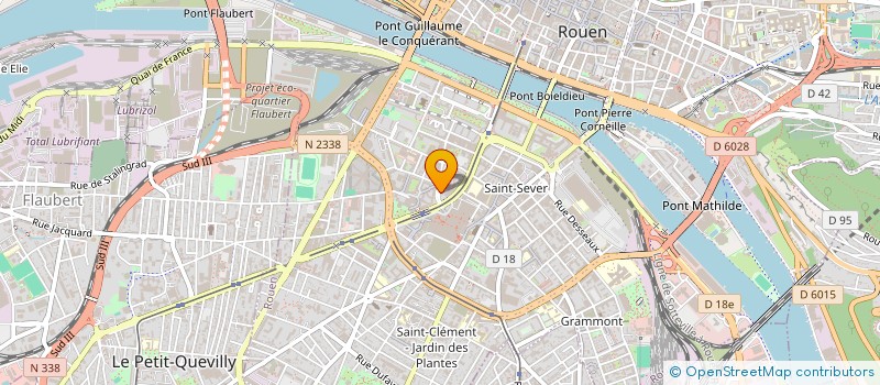 localisation de l'entreprise ART & COMMUNICATION à ROUEN