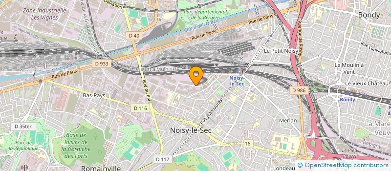 localisation de l'entreprise ART COMPOSIT à NOISY-LE-SEC