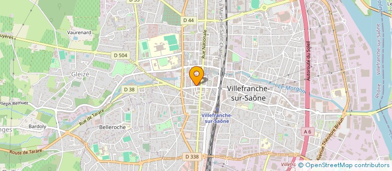 localisation de l'entreprise ART CONCEPT à VILLEFRANCHE-SUR-SAONE