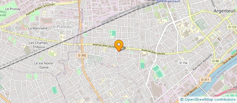 localisation de l'entreprise ART CONCEPT à ARGENTEUIL