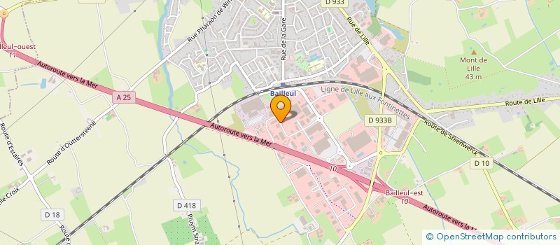 localisation de l'entreprise ART CONCEPT à BAILLEUL