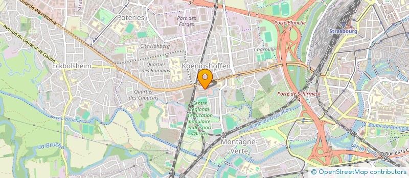 localisation de l'entreprise ART CONCEPT à STRASBOURG