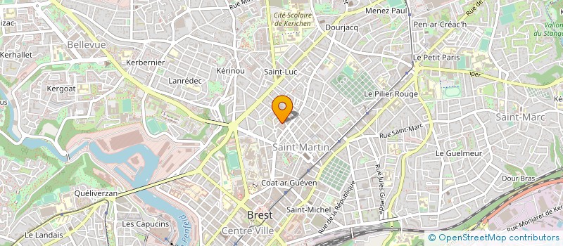 localisation de l'entreprise ART CONCEPT  BREST