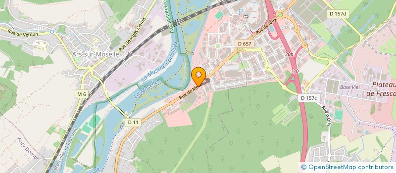 localisation de l'entreprise ART-CONCEPT  JOUY-AUX-ARCHES