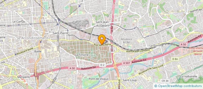localisation de l'entreprise ART CONCEPT à MARSEILLE