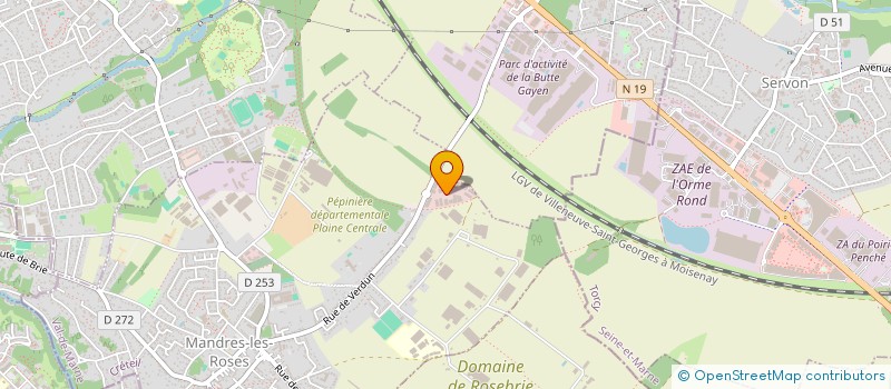 localisation de l'entreprise ART & CONCEPT à MANDRES-LES-ROSES