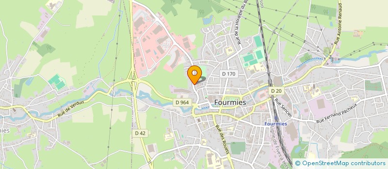 localisation de l'entreprise ART/CONCEPT  FOURMIES