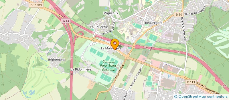 localisation de l'entreprise ART CONCEPTION à POISSY