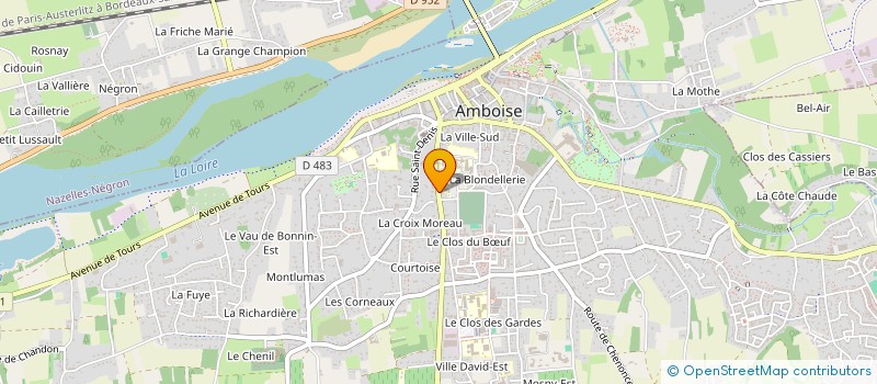 localisation de l'entreprise ART CONCEPTION ET TRAVAUX  AMBOISE