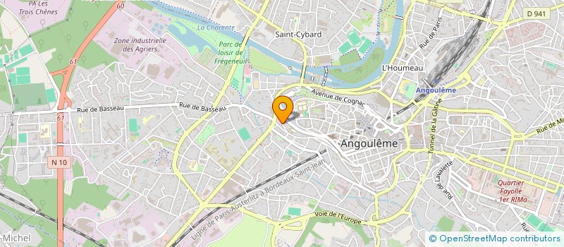 localisation de l'entreprise ART CONFIDENTIAL à ANGOULEME