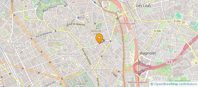 localisation de l'entreprise ART CONNECTION à PARIS